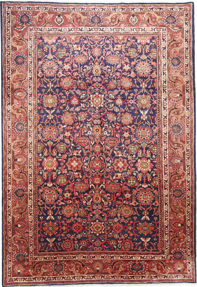 Persian Rug Nanadj 10'5"x7'2" 10'5"x7'2", Persian Rug Knotted by hand
