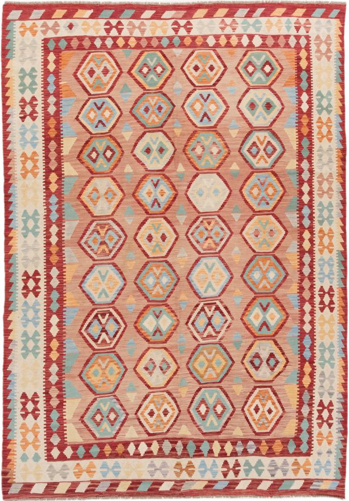 Tapete afegão Kilim Afegão 287x206 287x206, Tapete persa Tecido à mão