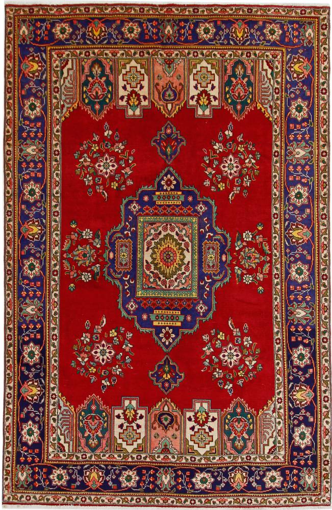 Tapete persa Tabriz 299x197 299x197, Tapete persa Atado à mão