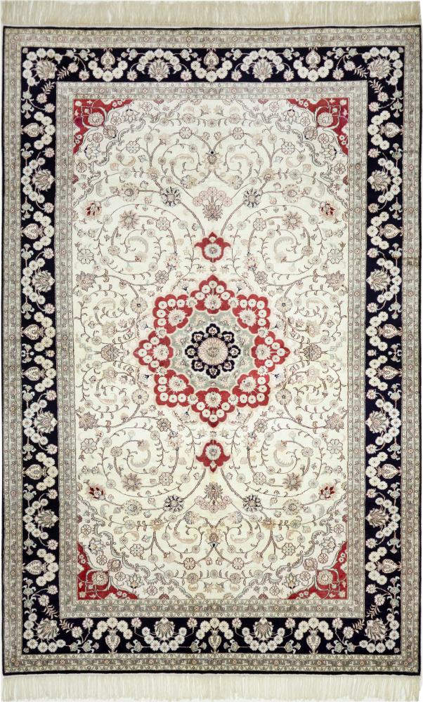  Hereke Zijde 244x152 244x152, Perzisch tapijt Handgeknoopte