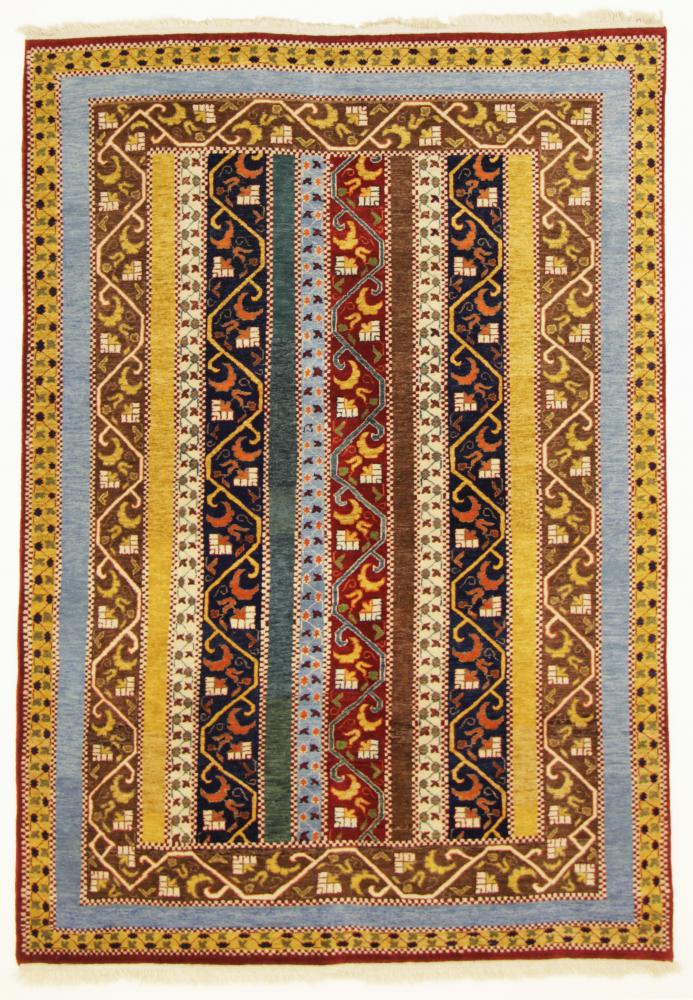 Indisk tæppe Gabbeh Loribaft 243x168 243x168, Persisk tæppe Knyttet i hånden