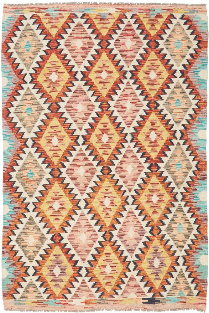 Tapete afegão Kilim Afegão 174x116 174x116, Tapete persa Tecido à mão