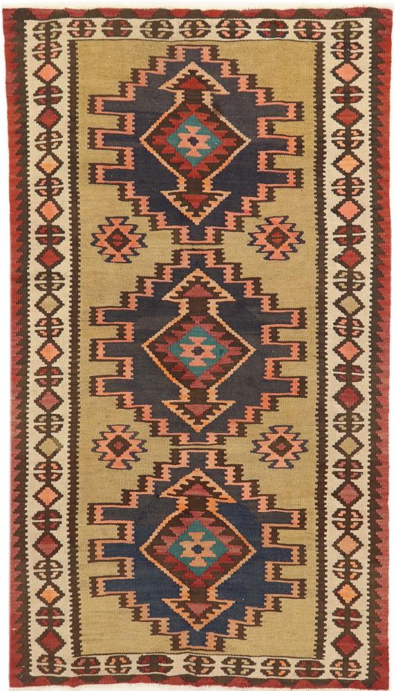 Perzsa szőnyeg Kilim Fars Azerbaijan Antik 261x145 261x145, Perzsa szőnyeg szőttesek