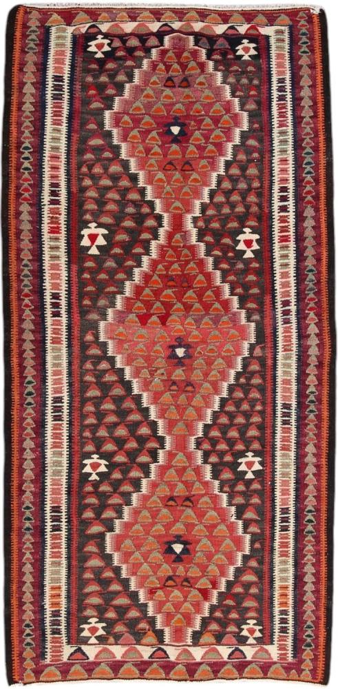 Persian Rug Kilim Fars Antique 296x146 296x146, Persian Rug Woven by hand