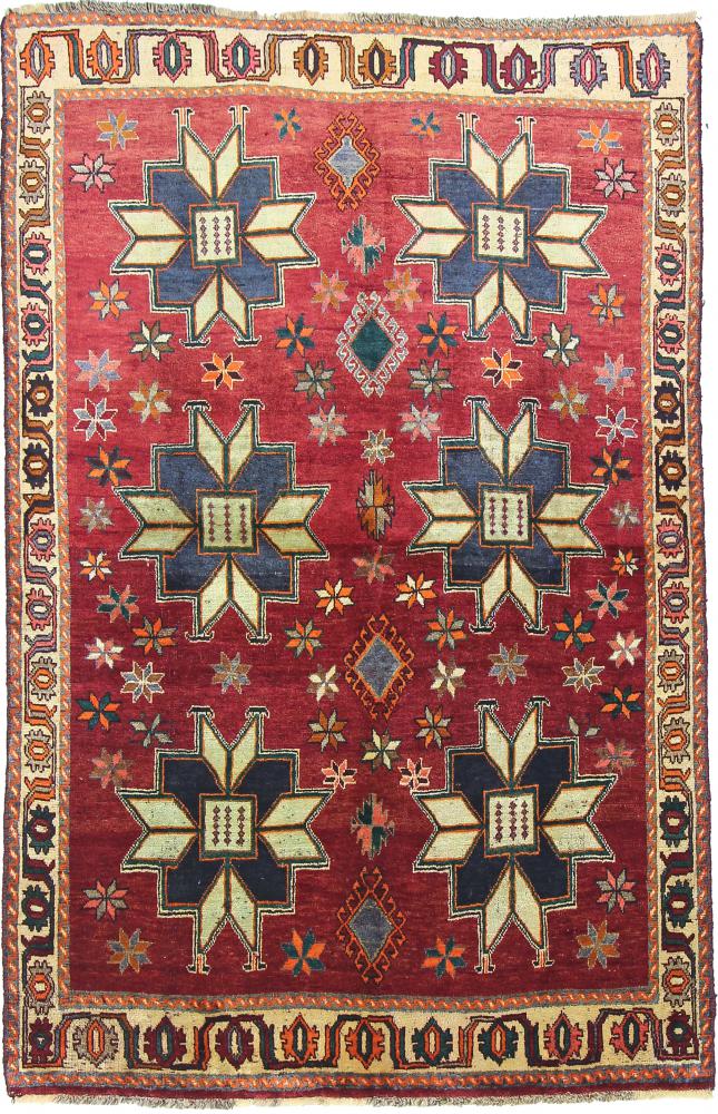 Persisk tæppe Ghashghai 235x151 235x151, Persisk tæppe Knyttet i hånden