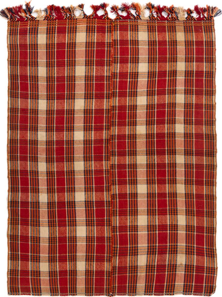 Persisk tæppe Kelim Fars Jajim 190x147 190x147, Persisk tæppe Håndvævet