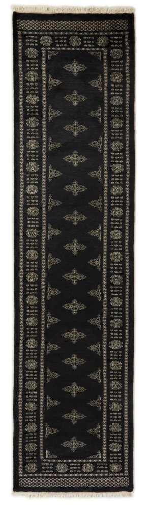 Pakistani rug Pakistan Buchara 2ply 9'11"x2'6" 9'11"x2'6", Persian rug Hand-knotted