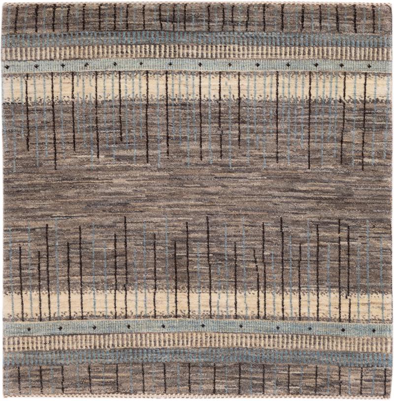 Persialainen matto Persia Gabbeh Loribaft Tabiibaft 106x103 106x103, Persialainen matto Solmittu käsin