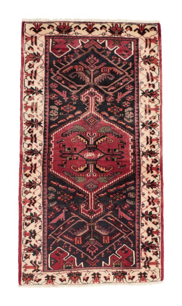Persian Rug Hamadan 157x83 157x83, Persian Rug Knotted by hand