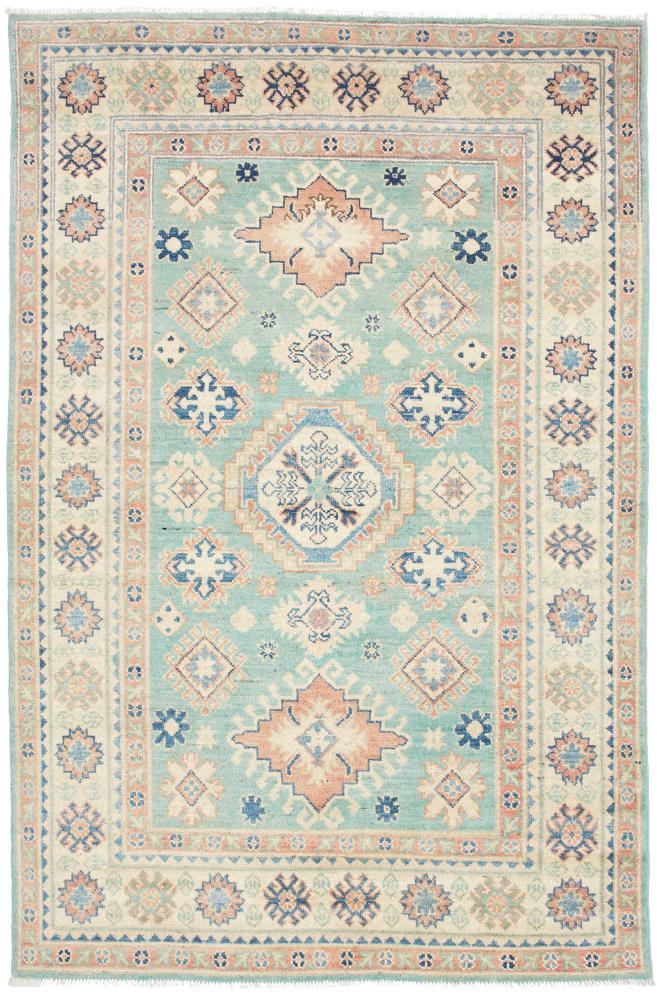 Afghan rug Kazak 193x128 193x128, Persian Rug Knotted by hand
