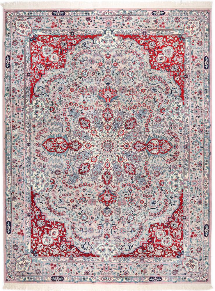 Chinese rug Isfahan 11'11"x9'0" 11'11"x9'0", Persian Rug Knotted by hand