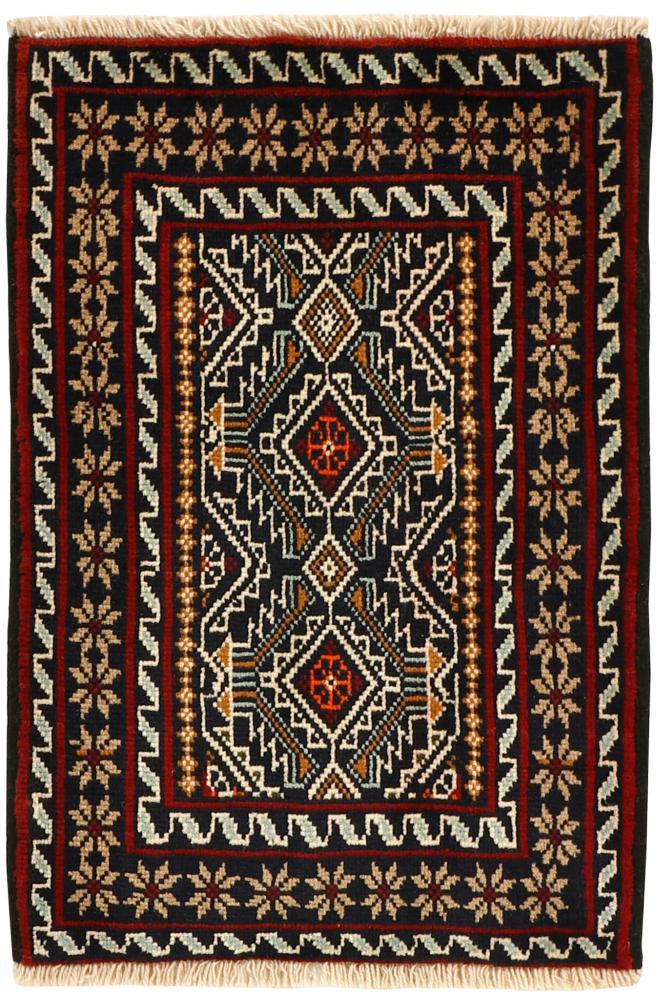 Perserteppich Belutsch 94x66 94x66, Perserteppich Handgeknüpft