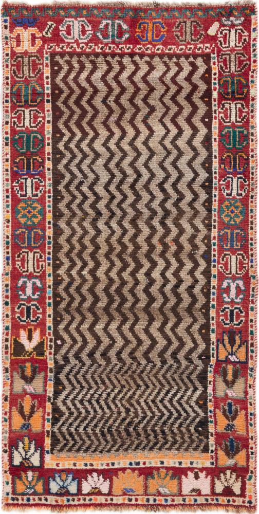 Perzisch tapijt Perzisch Gabbeh Ghashghai 130x65 130x65, Perzisch tapijt Handgeknoopte