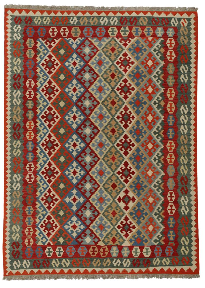 Tapete persa Kilim Fars 342x261 342x261, Tapete persa Tecido à mão