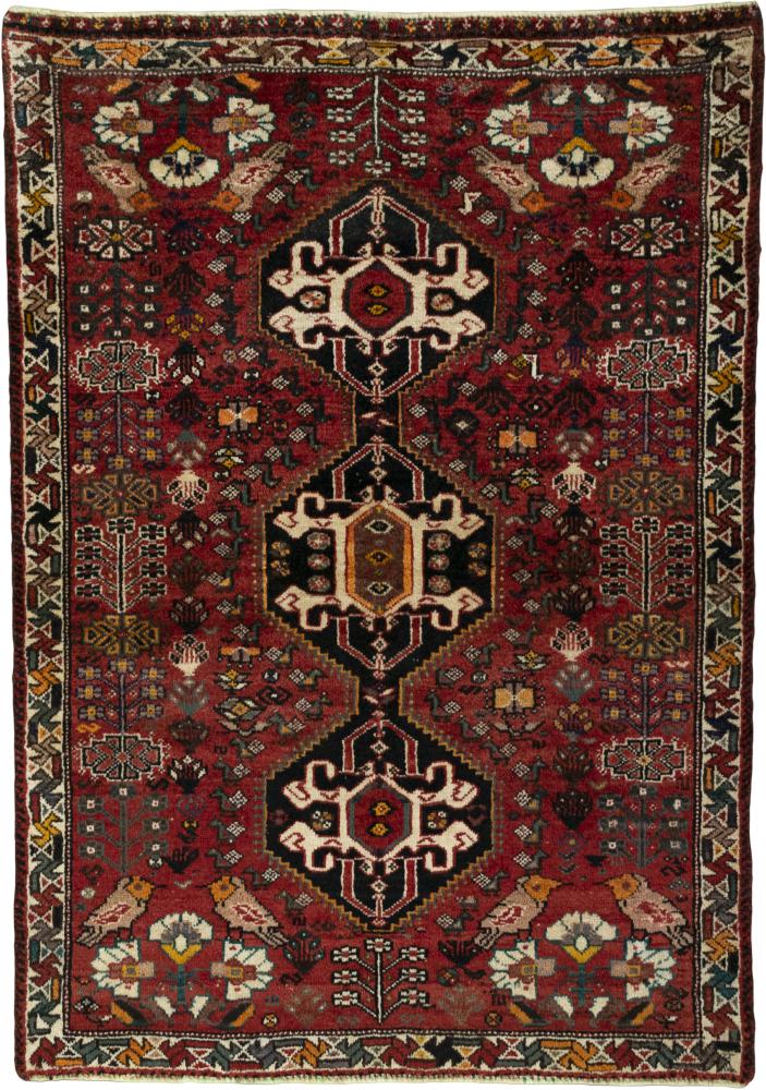 Perzisch tapijt Shiraz 155x107 155x107, Perzisch tapijt Handgeknoopte