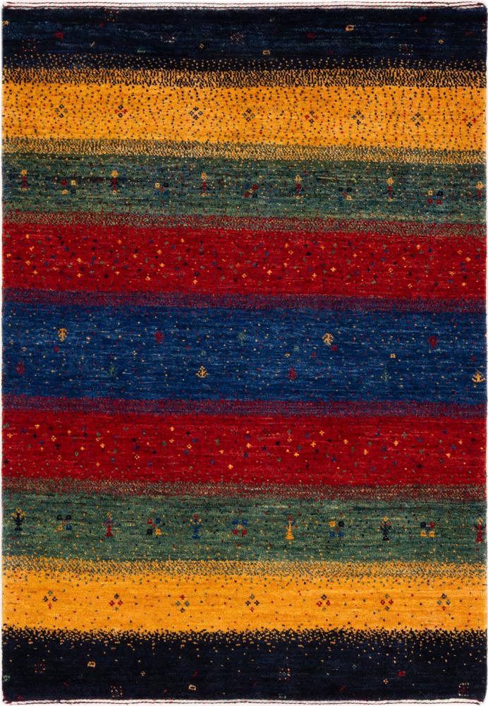 Persian rug Perser Gabbeh Loribaft Essence 4'0"x2'8" 4'0"x2'8", Persian rug Hand-knotted