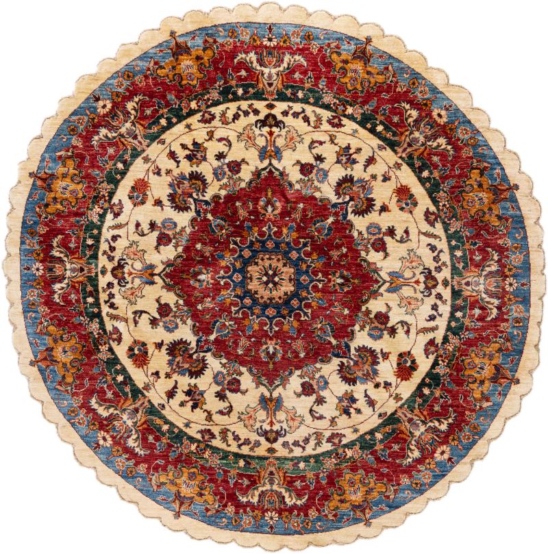 Pakistanilainen matto Arijana 205x203 205x203, Persialainen matto Solmittu käsin