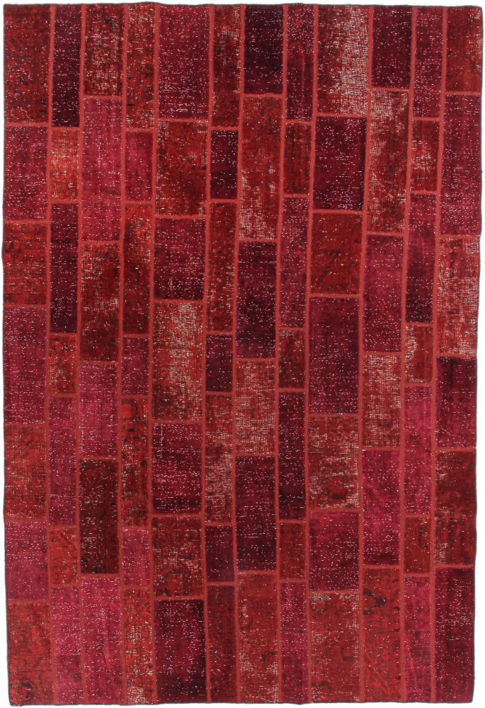 Persian Rug Patchwork 297x205 297x205, Persian Rug Knotted by hand