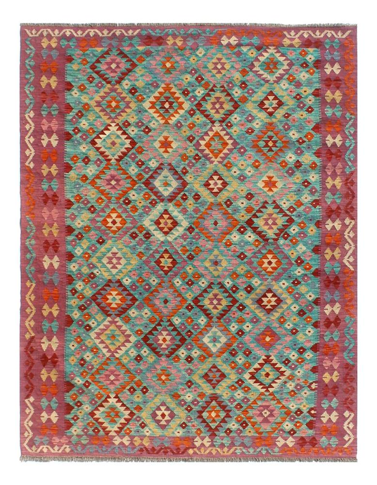Afghan rug Kilim Afghan 7'11"x6'0" 7'11"x6'0", Persian Rug Woven by hand