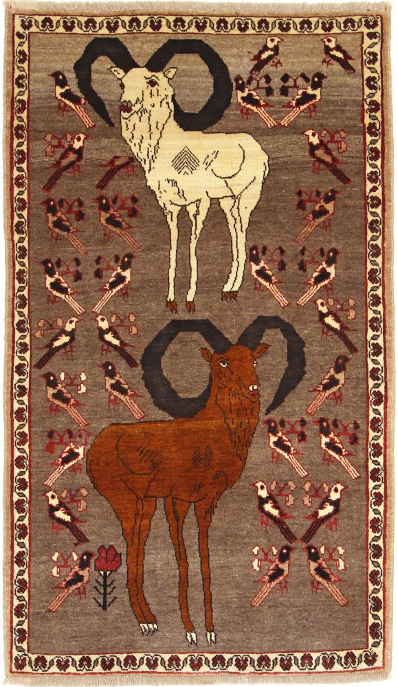 Tapete persa Ghashghai 199x112 199x112, Tapete persa Atado à mão