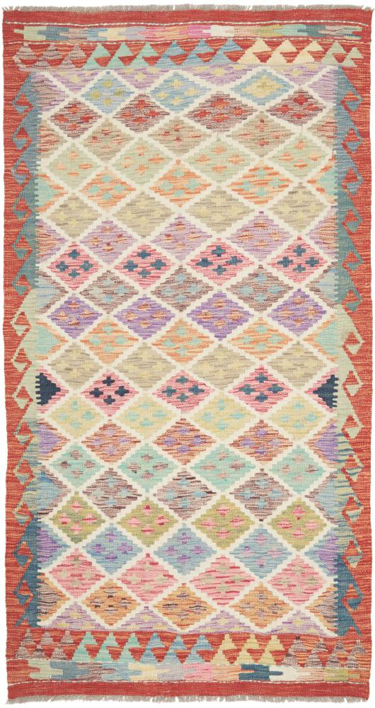 Afghaans tapijt Kilim Afghan 189x102 189x102, Perzisch tapijt Handgeweven