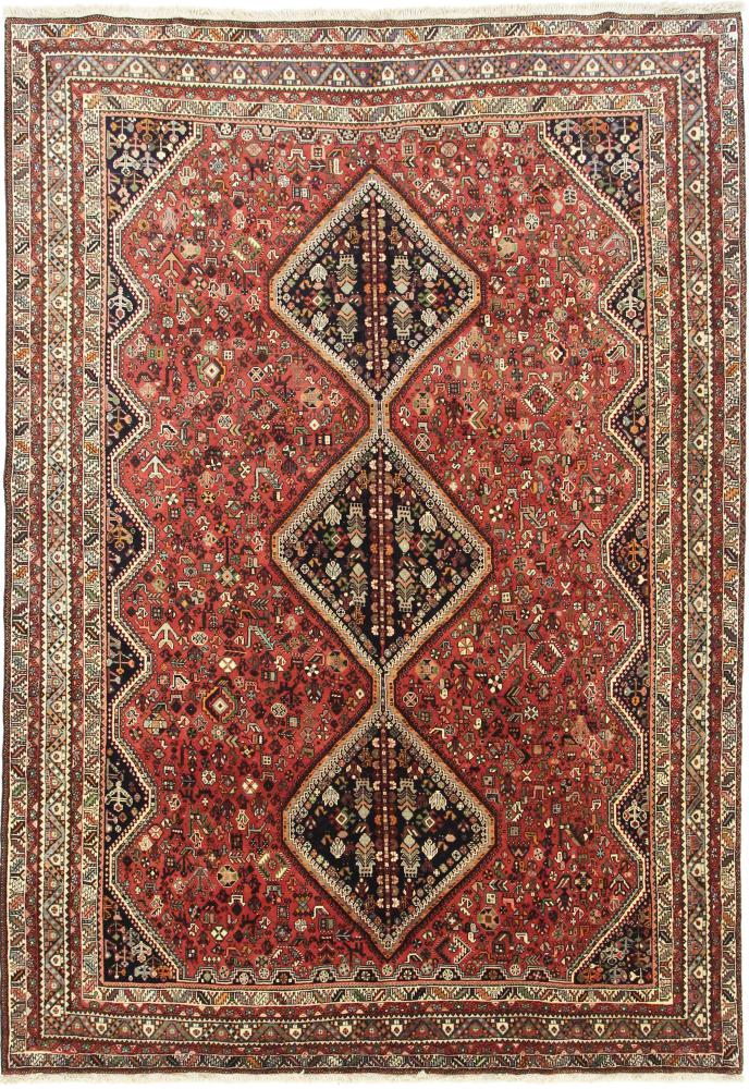 Persisk tæppe Ghashghai 334x232 334x232, Persisk tæppe Knyttet i hånden