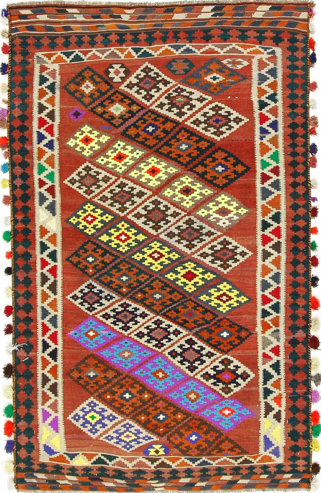 Perzsa szőnyeg Kilim Fars Azerbaijan Antik 7'9"x4'9" 7'9"x4'9", Perzsa szőnyeg szőttesek