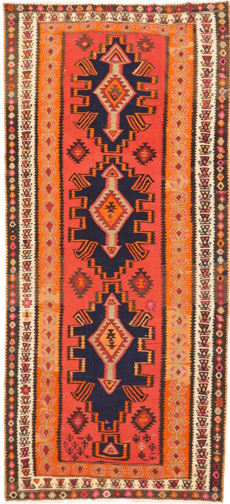 Perzsa szőnyeg Kilim Fars Azerbaijan Antik 10'6"x4'6" 10'6"x4'6", Perzsa szőnyeg szőttesek