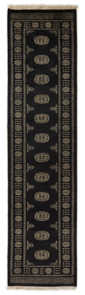 Pakistanischer Teppich Pakistan Buchara 2ply 301x75 301x75, Perserteppich Handgeknüpft