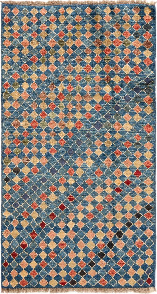 Persian Rug Persian Gabbeh Ghashghai 145x77 145x77, Persian Rug Knotted by hand