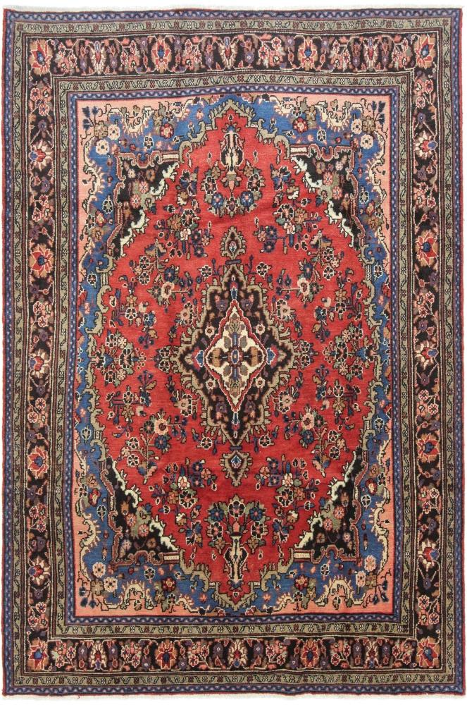 Tapis persan Hamadan 315x213 315x213, Tapis persan Noué à la main