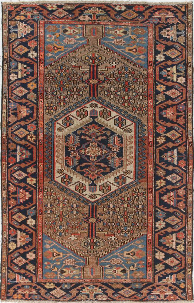 Persian Rug Malayer Antique 6'6"x4'1" 6'6"x4'1", Persian Rug Knotted by hand
