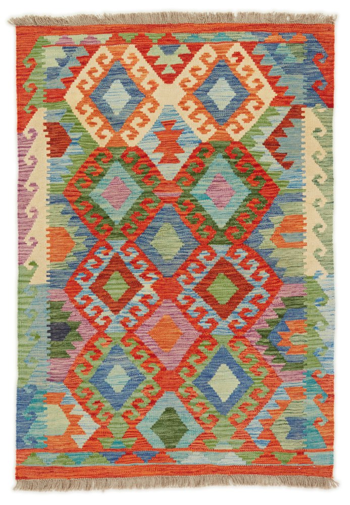 Afghanischer Teppich Kelim Afghan 150x105 150x105, Perserteppich Handgewebt
