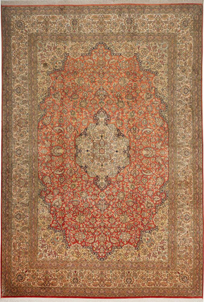 Indiaas tapijt Kasjmier Zijde 311x213 311x213, Perzisch tapijt Handgeknoopte