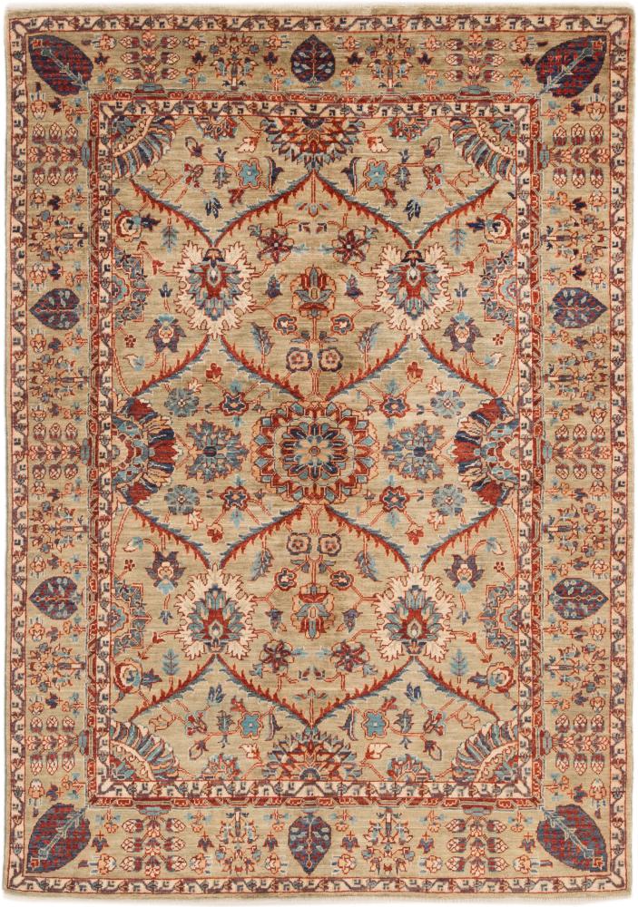 Persian Rug Heriz 6'11"x4'11" 6'11"x4'11", Persian Rug Knotted by hand