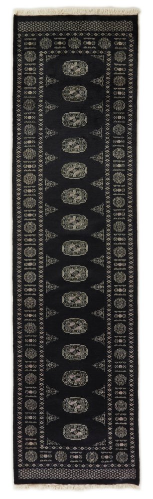 Pakistanischer Teppich Pakistan Buchara 2ply 295x80 295x80, Perserteppich Handgeknüpft