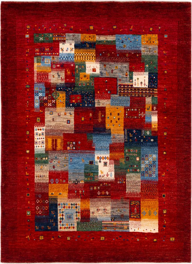 Alfombra persa Persia Gabbeh Loribaft Nowbaft 197x144 197x144, Alfombra persa Anudado a mano