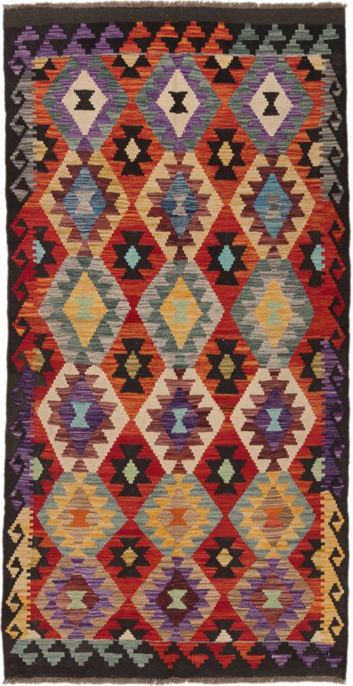 Tapete afegão Kilim Afegão Heritage 203x105 203x105, Tapete persa Tecido à mão