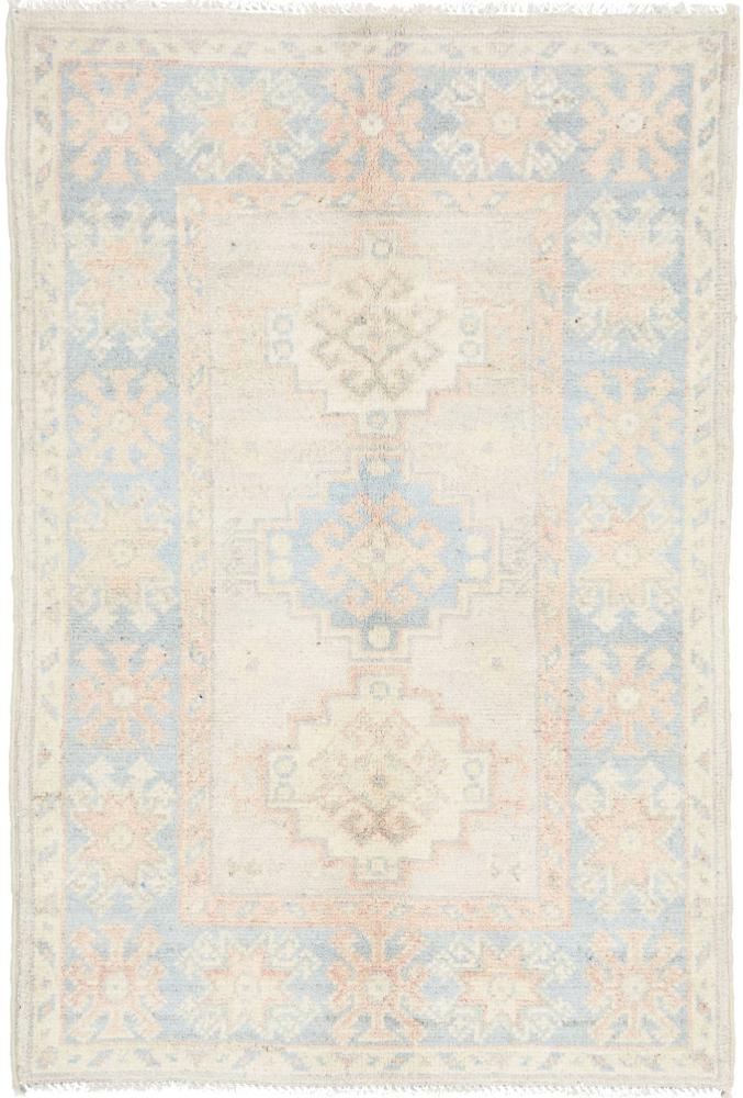 Pakistanischer Teppich Kazak 90x63 90x63, Perserteppich Handgeknüpft