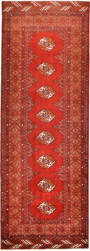 Tapis persan Turkaman 286x103 286x103, Tapis persan Noué à la main