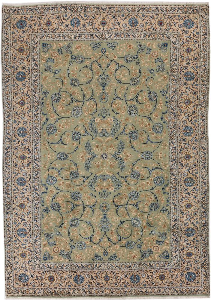 Tapis persan Kashan 355x254 355x254, Tapis persan Noué à la main