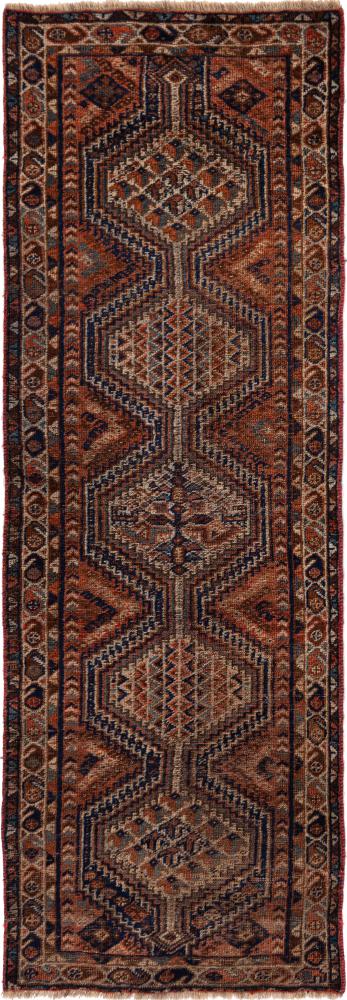 Persian Rug Shiraz Antique 255x88 255x88, Persian Rug Knotted by hand