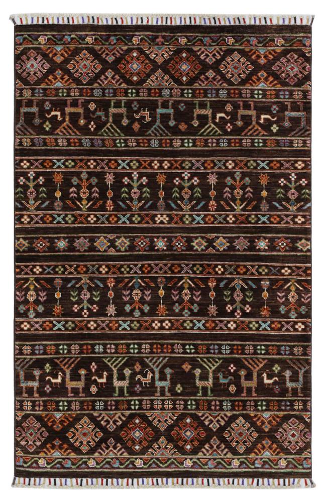 Afghansk tæppe Arijana Shaal 155x108 155x108, Persisk tæppe Knyttet i hånden