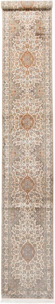 Indiaas tapijt Kasjmier Zijde 526x80 526x80, Perzisch tapijt Handgeknoopte