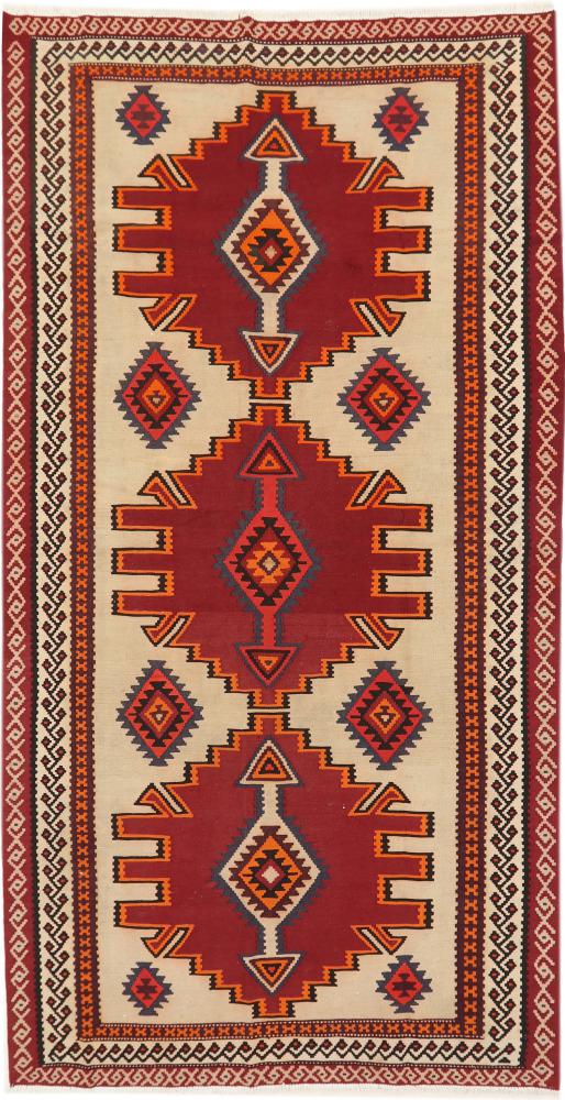 Perzsa szőnyeg Kilim Fars Azerbaijan Antik 10'6"x5'4" 10'6"x5'4", Perzsa szőnyeg szőttesek