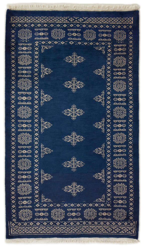 Pakistaans tapijt Pakistan Buchara 2ply 155x91 155x91, Perzisch tapijt Handgeknoopt