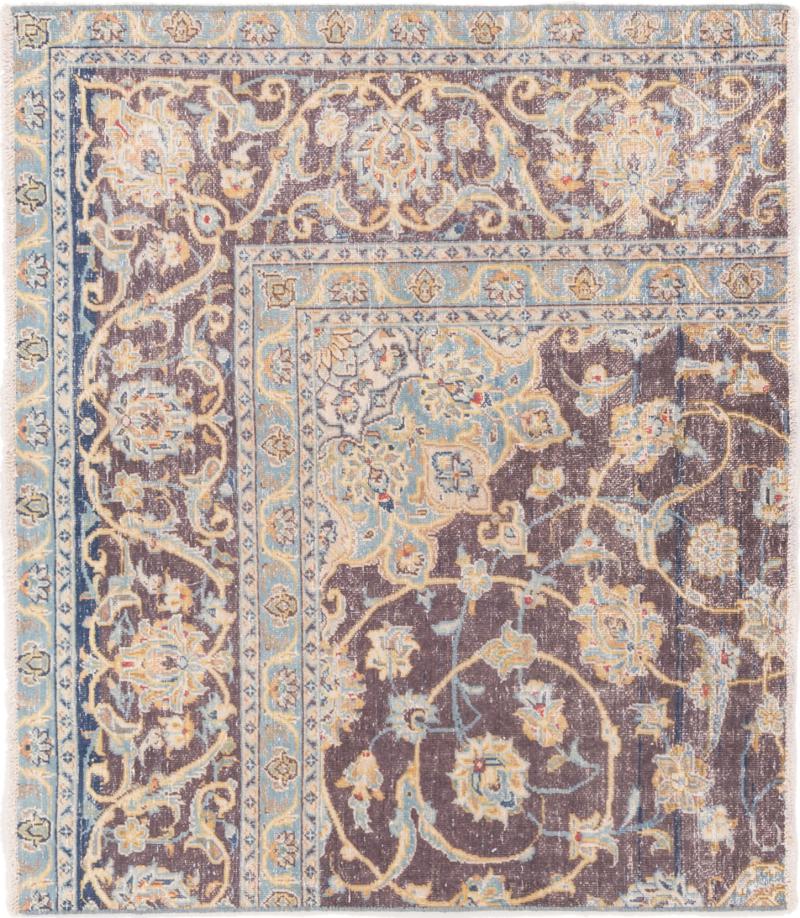 Persian Rug Vintage 91x104 91x104, Persian Rug Knotted by hand