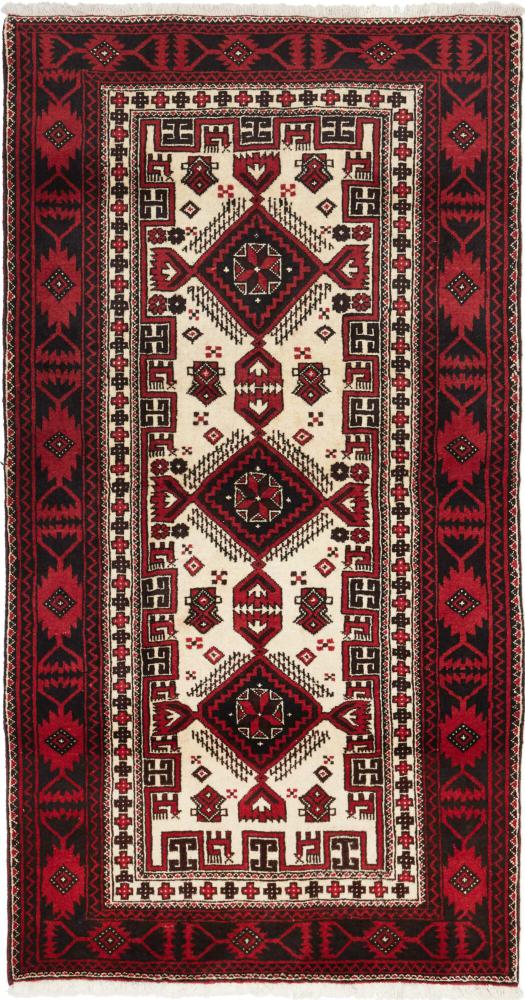 Tappeto persiano Beluch 182x97 182x97, Tappeto persiano Annodato a mano