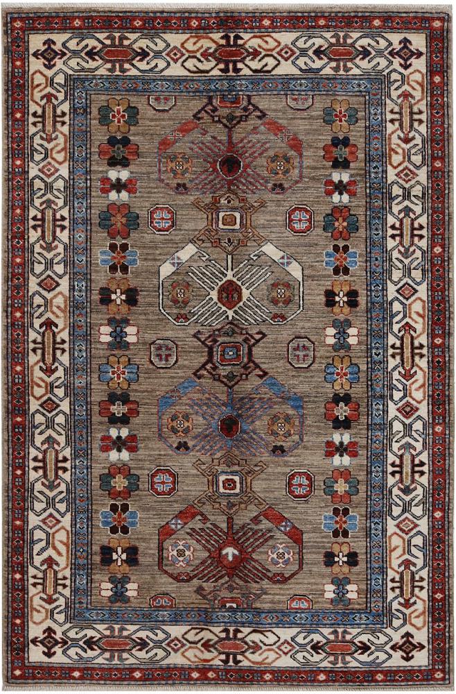 Afghan rug Kazak Ghazni 186x123 186x123, Persian Rug Knotted by hand