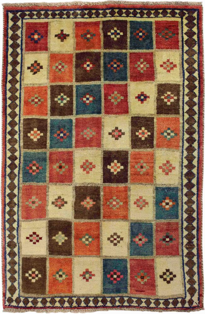 Tappeto persiano Shiraz 151x111 151x111, Tappeto persiano Annodato a mano